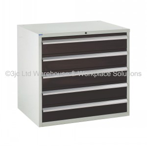 Euroslide Storage Cabinet 5 Drawer 825mm Type 1